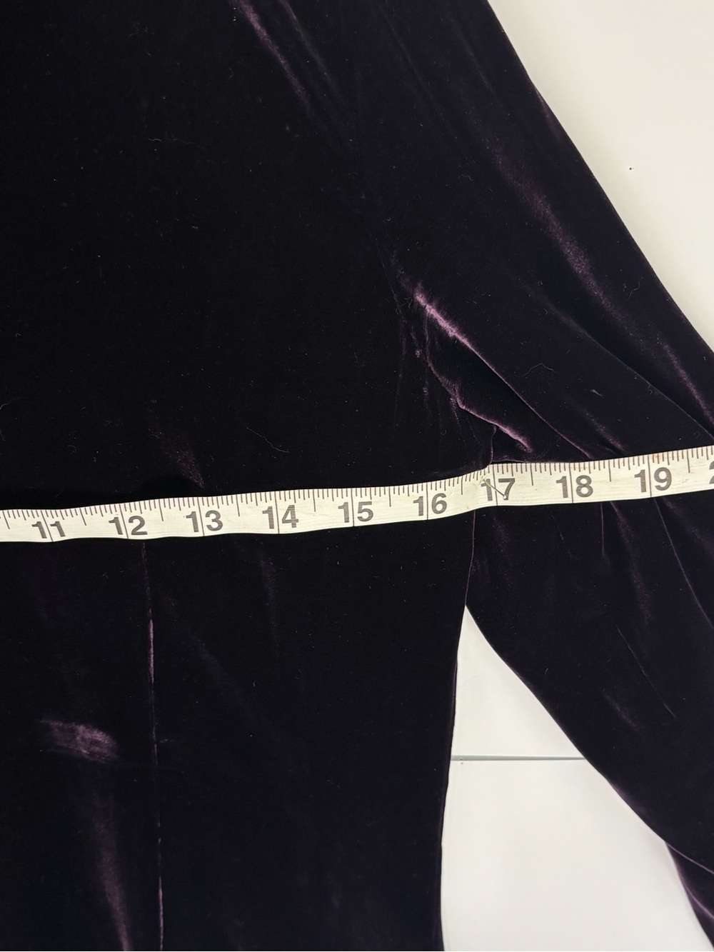 Ralph Lauren Dark Purple Velvet Button-Up top whimsy goth romantic size small - Picture 5 of 9